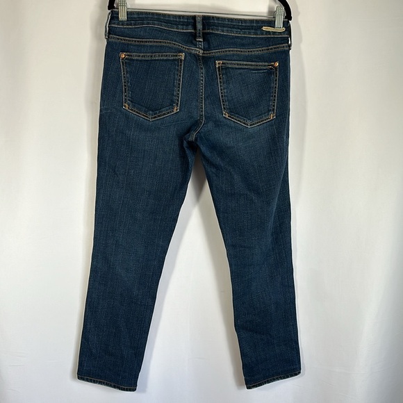 Pilcro and the Letterpress Blue Stet Cropped Jeans Size 27 - Picture 9 of 10